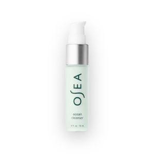 new OSEA ᯾ Algae Seaweed Radiance Ocean Cleanser ᯾ Luxe Travel Glass Jar ᯾ Boxed